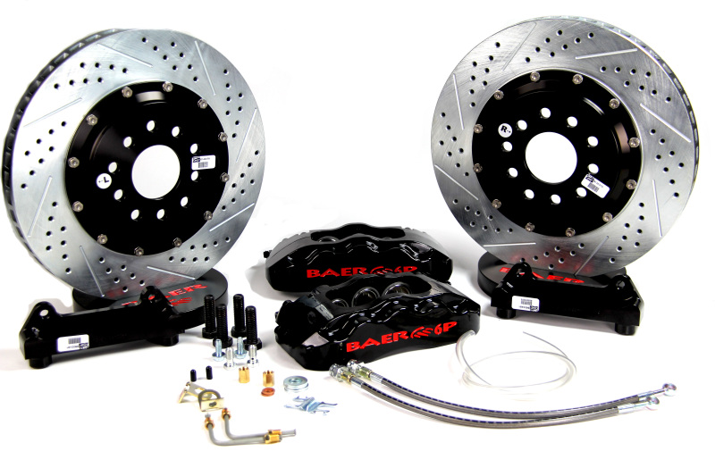 Dodge Challenger Brake Kit - Front - Baer Brakes - Pro+ 14in Brake Kit - Black - `12-`17